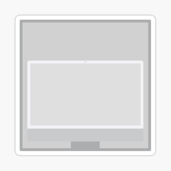Item preview, Silver iMac designed and sold by basicappleguy.