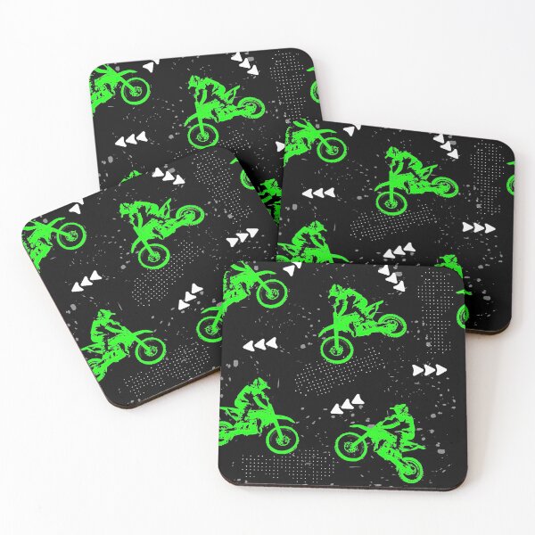 Item preview, Green Motocross Rider designed and sold by RoslynArt.