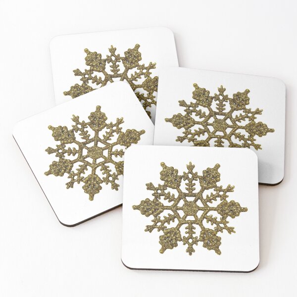 Item preview, Sparkle Gold Snowflake designed and sold by Tropicx.