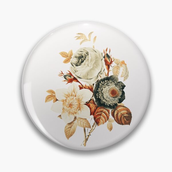 Item preview, Alt Gold - Anemone and Cabbage Rose designed and sold by DaphneKstudio .