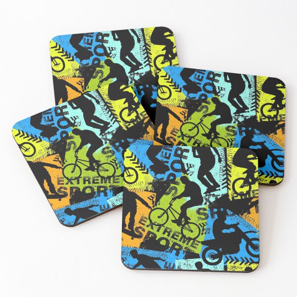 Item preview, Colorful Motorbike BMX Skate  designed and sold by RoslynArt.