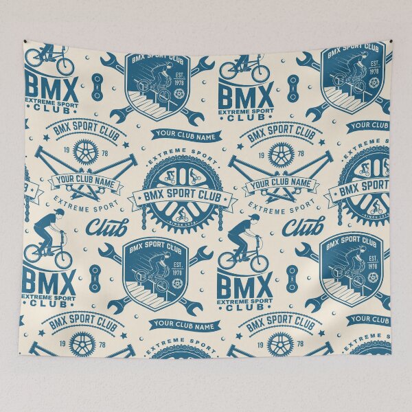 Aperçu de l'œuvre Club de BMX d'époque créée et vendue par RoslynArt.