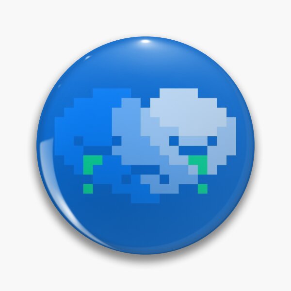Item preview, Sad Pixel Heart, Blue designed and sold by rin3d .