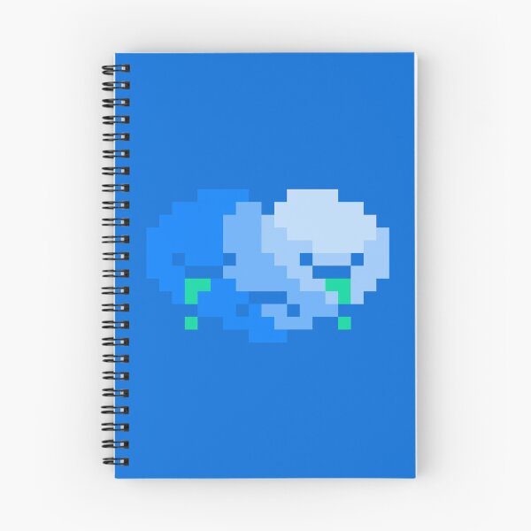 Item preview, Sad Pixel Heart, Blue designed and sold by rin3d .