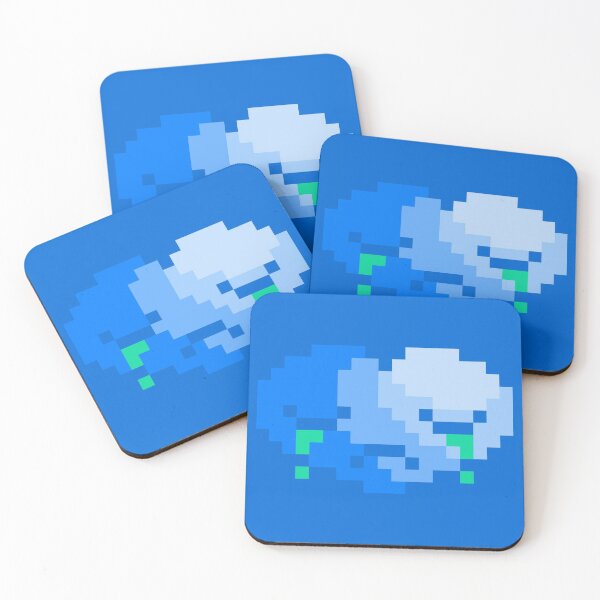 Item preview, Sad Pixel Heart, Blue designed and sold by rin3d .