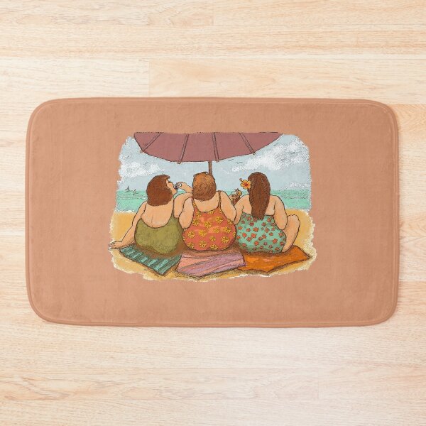 Item preview, Chubby Ladies on the Beach designed and sold by Lyngianni.