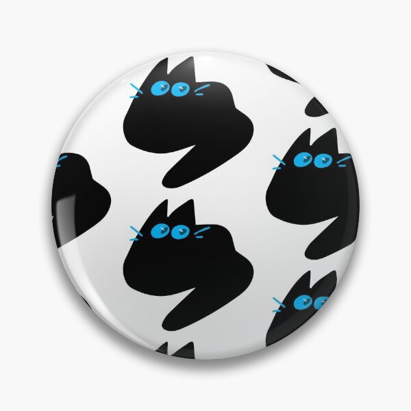 Item preview, More Black Cat Blue Eyes designed and sold by MiscibilityArt.