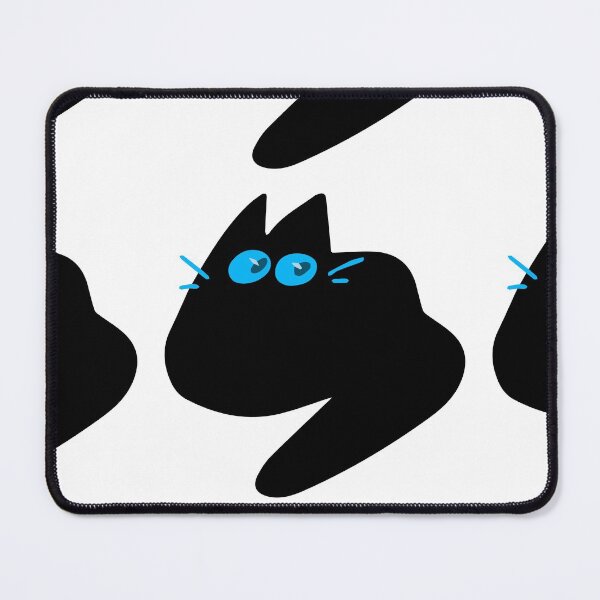 Item preview, More Black Cat Blue Eyes designed and sold by MiscibilityArt.