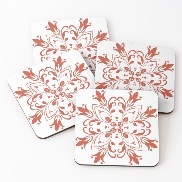 Item preview, Orange Tulip Mandala Art designed and sold by Trinket-Trickster.