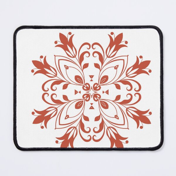 Item preview, Orange Tulip Mandala Art designed and sold by Trinket-Trickster.