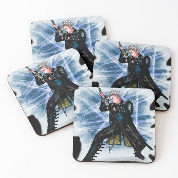 Vergil From the Devil May Cry Series Coasters (Set of 4) for Sale by  ahkosorsomesayk