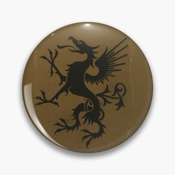 Item preview, Black Griffin on gold designed and sold by PatsIsland.