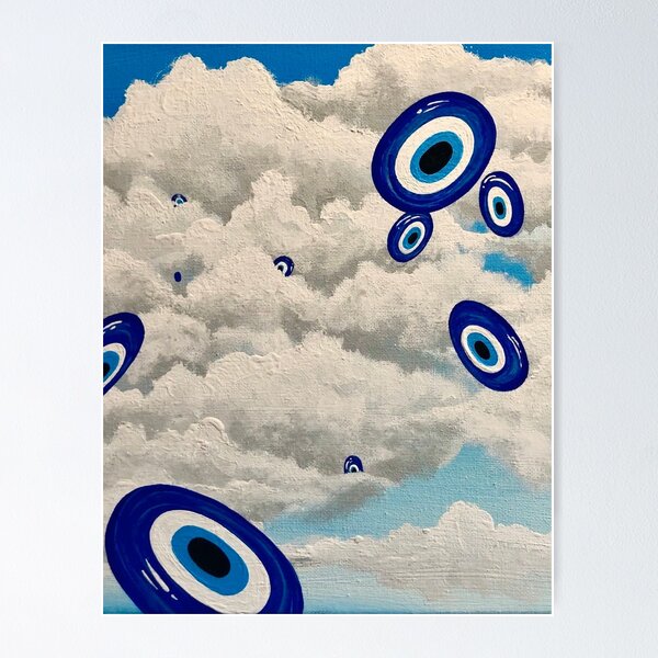 Item preview, Evil Eye Sky Poster designed and sold by lcsilver.