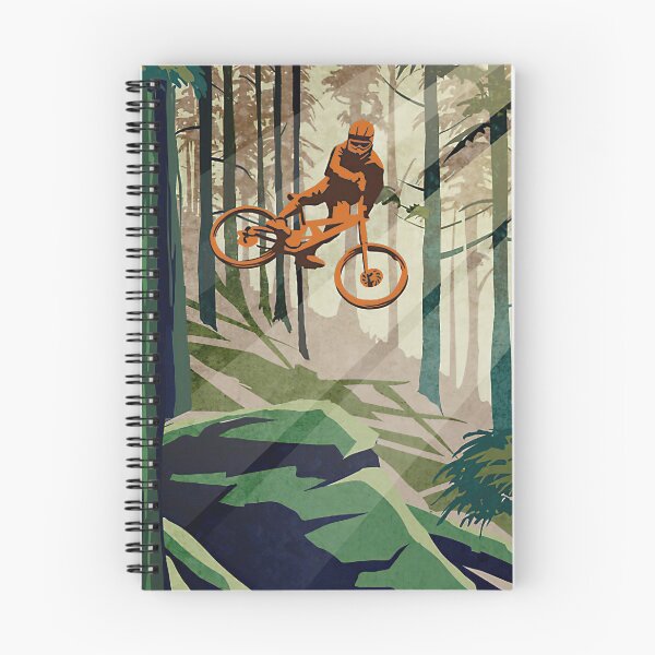 Item preview, Mountain Bike In The Forest designed and sold by RoslynArt.