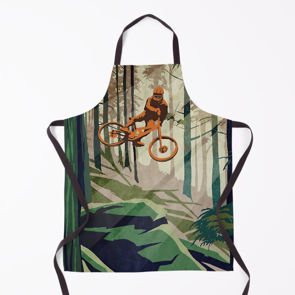 Item preview, Mountain Bike In The Forest designed and sold by RoslynArt.
