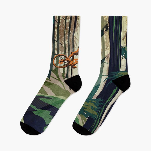 Item preview, Mountain Bike In The Forest designed and sold by RoslynArt.
