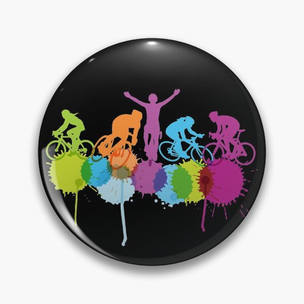 Item preview, Cycling Color Splash Art  designed and sold by RoslynArt.