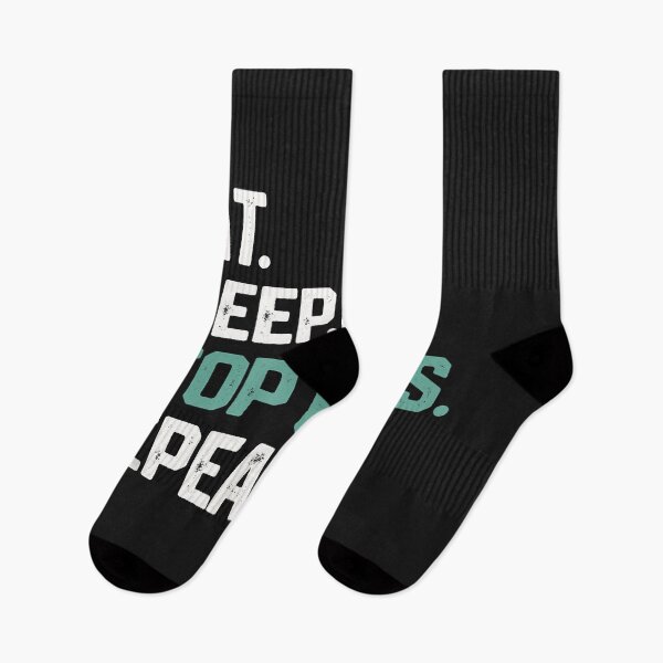 Item preview, EAT SLEEP STOP GOALS REPEAT Goalie Soccer Hockey designed and sold by Donnie56441.