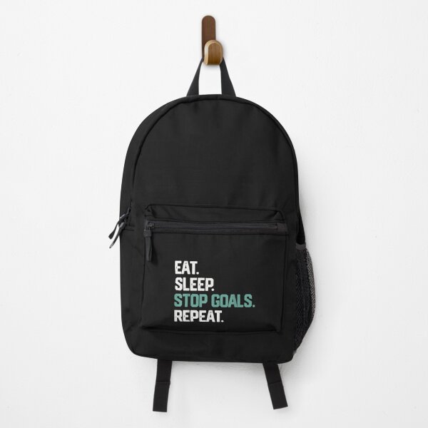 Item preview, EAT SLEEP STOP GOALS REPEAT Goalie Soccer Hockey designed and sold by Donnie56441.