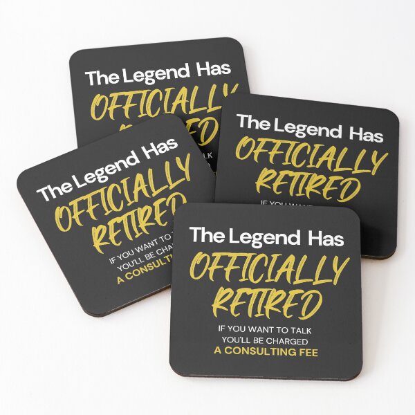 Item preview, The Legend Has Officially Retired Funny Retirement Gifts For Dad Mom Grandfather Uncle T-Shirt designed and sold by world-of-things.