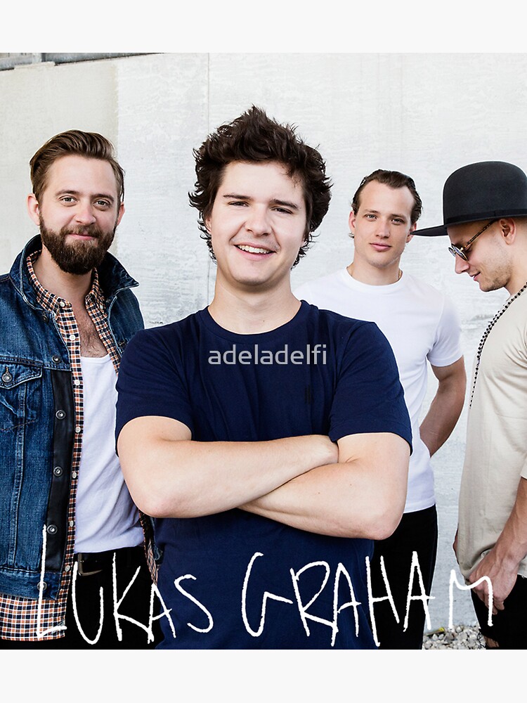 "lukas graham tour 2017" Sticker for Sale by adeladelfi | Redbubble
