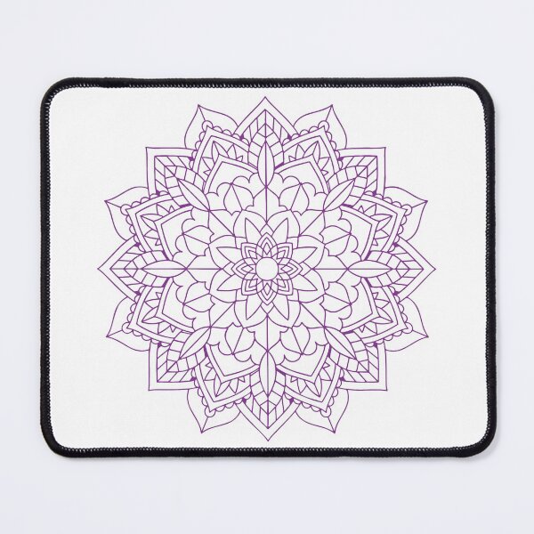 Item preview, Purple Flower Mandala Art designed and sold by Trinket-Trickster.