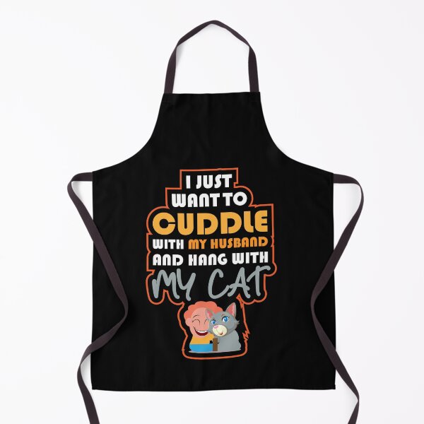 Item preview, I just want to Cuddle With My Husband and hang with my cat: thanksgiving,wedding,event,christmas,sarcastic,laughing,hug. designed and sold by comeonyassine21.