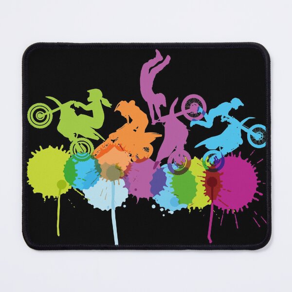Item preview, Motocross Color Splash Art designed and sold by RoslynArt.