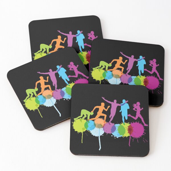 Item preview, Running Color Splash Art  designed and sold by RoslynArt.
