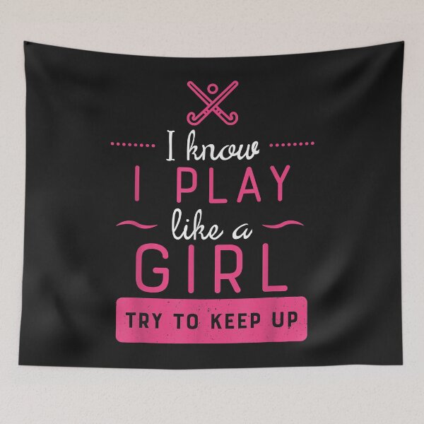 Item preview, Field Hockey -Girl Field Hockey Gift- Play Like a Girl designed and sold by Donnie56441.