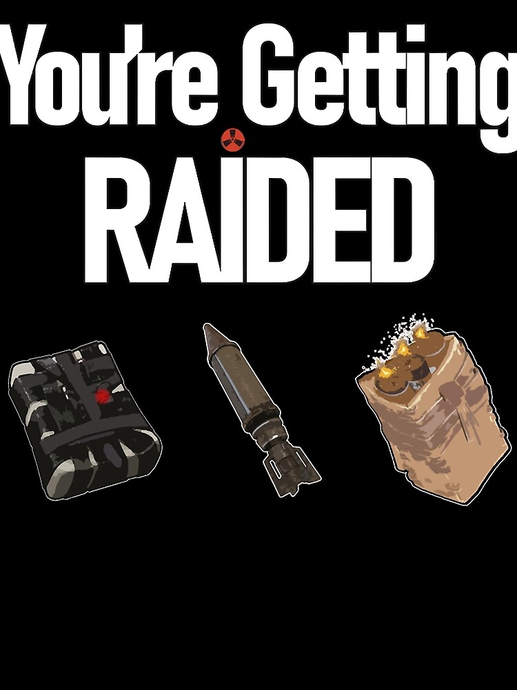 Thumbnail 3 of 3, Scarf, Rust Getting Raided Explosives Essential designed and sold by josephpenny.