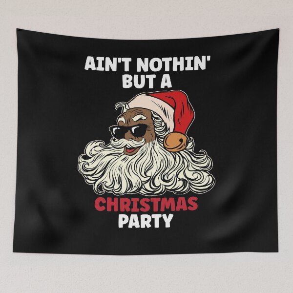 Item preview, Aint Nothin' But A Christmas Party Black African Santa Claus designed and sold by Dressed For  Duty.