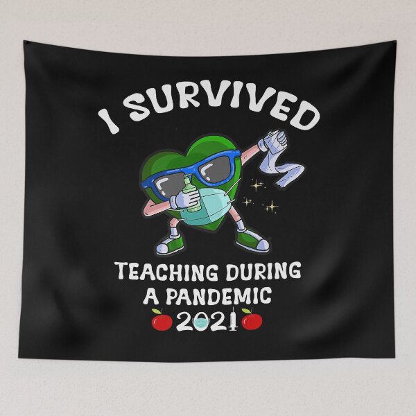 Item preview, I Survived Teaching During A Pandemic 2021 Teacher School Premium T-Shirt designed and sold by Rayndison.