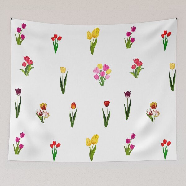 Item preview, Mixed Color Tulip Flowers designed and sold by silviaol.