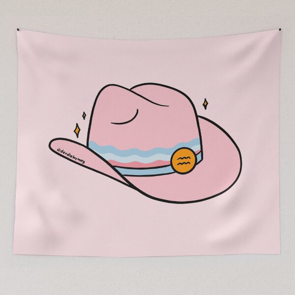 Item preview, Aquarius Cowboy Hat designed and sold by doodlebymeg.