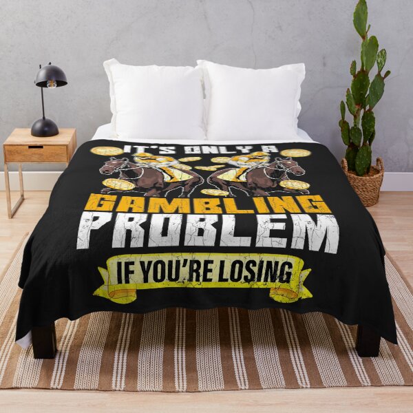Item preview, Gambling Problem If You're Losing Funny Horse Racing Graphic designed and sold by Siosaia88.