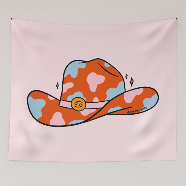 Item preview, Cancer Cowboy Hat designed and sold by doodlebymeg.