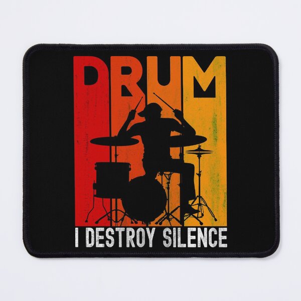 Item preview, I DESTROY SILENCE TSHIRT, FUNNY DRUMMER    designed and sold by KGN  CREATIVITY.