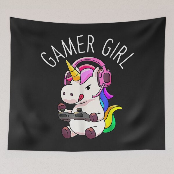 Item preview, Gamer Girl Unicorn Gaming Cute Video Game Gift Women Girls designed and sold by Siosaia88.