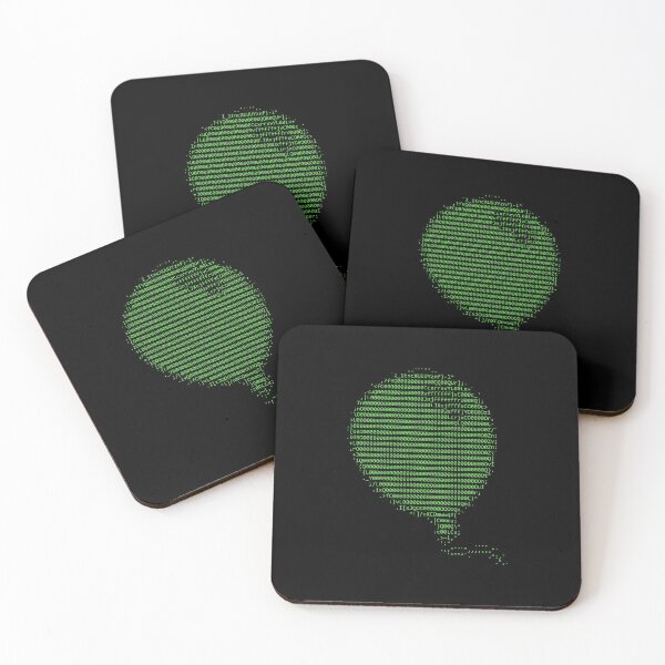 Item preview, Balloon emoji Ascii Art designed and sold by CodingStore  ★★★★★.