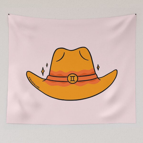 Item preview, Gemini Cowboy Hat designed and sold by doodlebymeg.