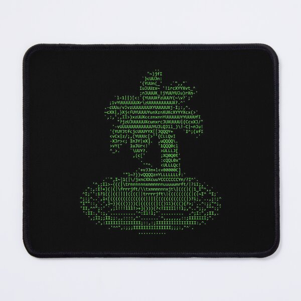 Item preview, Desert Island emoji Ascii Art designed and sold by CodingStore  ★★★★★.