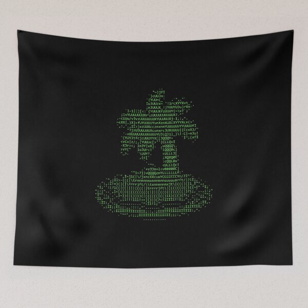 Item preview, Desert Island emoji Ascii Art designed and sold by CodingStore  ★★★★★.