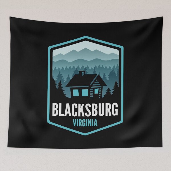 Item preview, Blacksburg Virginia Mountain Town Cabin designed and sold by HalpinDesign.
