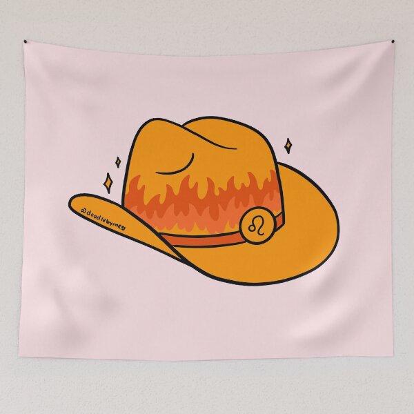 Item preview, Leo Cowboy Hat designed and sold by doodlebymeg.