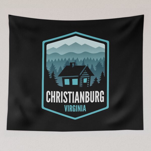 Item preview, Christiansburg Virginia Mountain Town Cabin designed and sold by HalpinDesign.