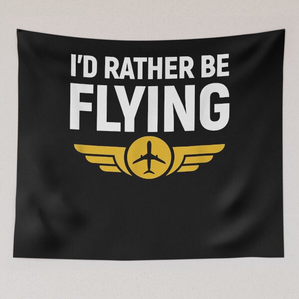 Item preview, I'd Rather Be Flying Aviation Pilot T-Shirt designed and sold by Riciltz.