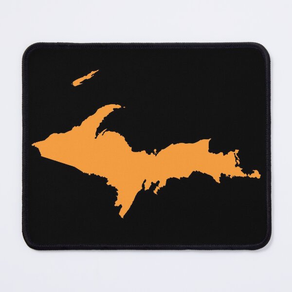 Item preview, Upper Peninsula in Orange/Black designed and sold by EzrasTrinkets.
