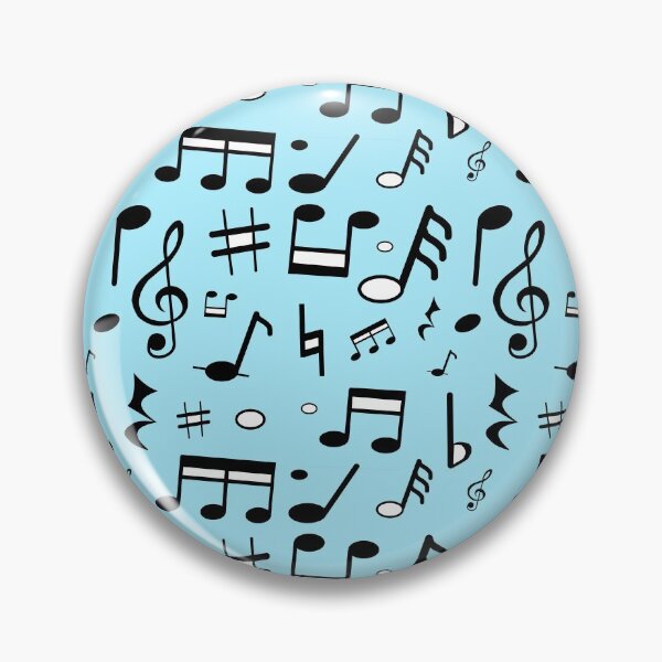 Item preview, Variation to Music Symbols Design and with a Light Blue Background designed and sold by ThisNThatImages.