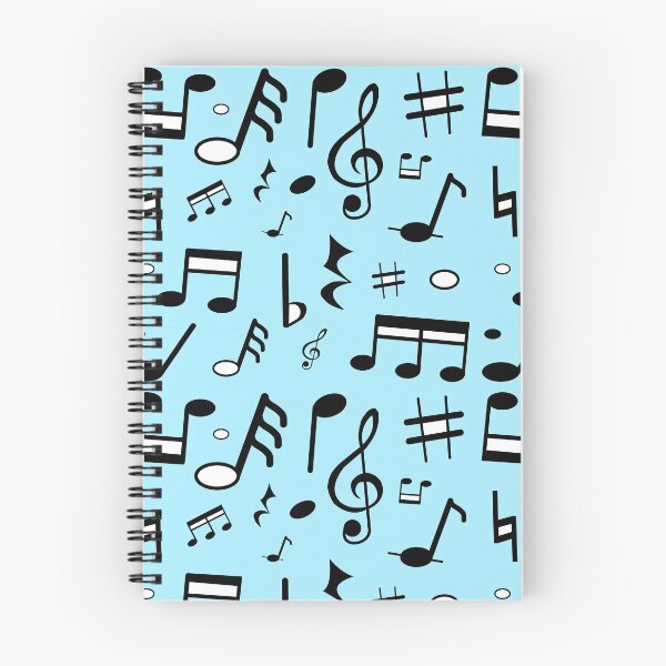 Artikelvorschau, Variation zum Musiksymbol-Design und mit hellblauem Hintergrund entworfen und verkauft von ThisNThatImages.